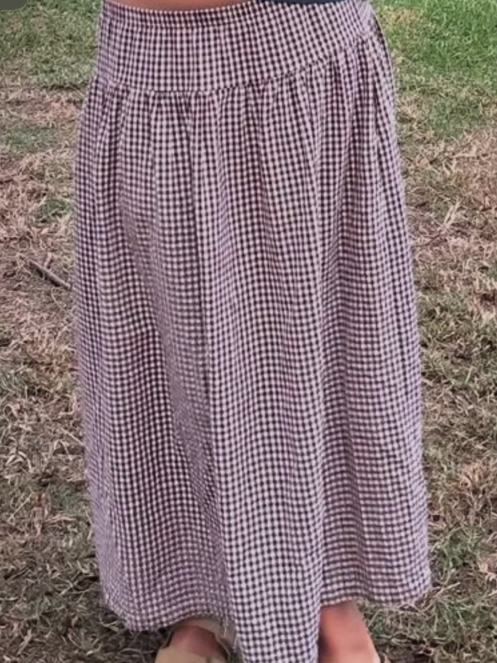 Gingham Soren Skirt - Picture 3 of 4